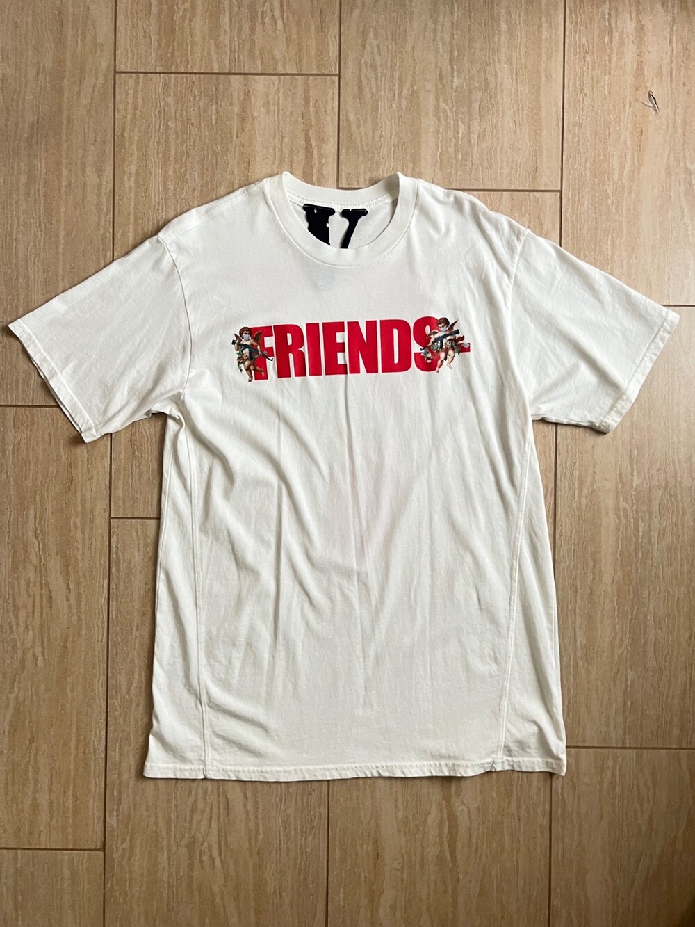 Vlone Angel Friends Tee Size M (New & Authentic)